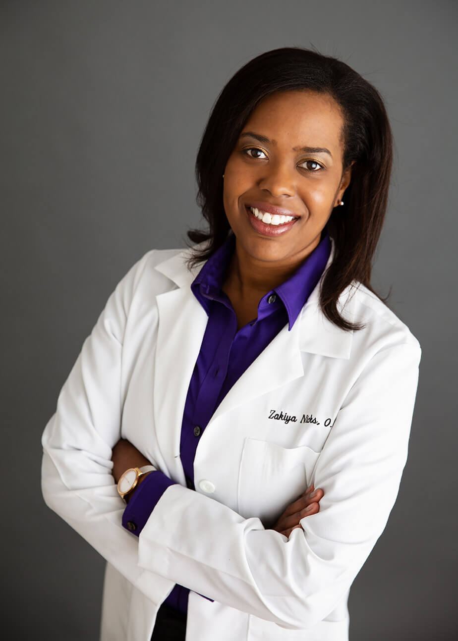 Zakiya Nicks, OD is the newest addition to the provider team at the Marietta Eye Clinic.