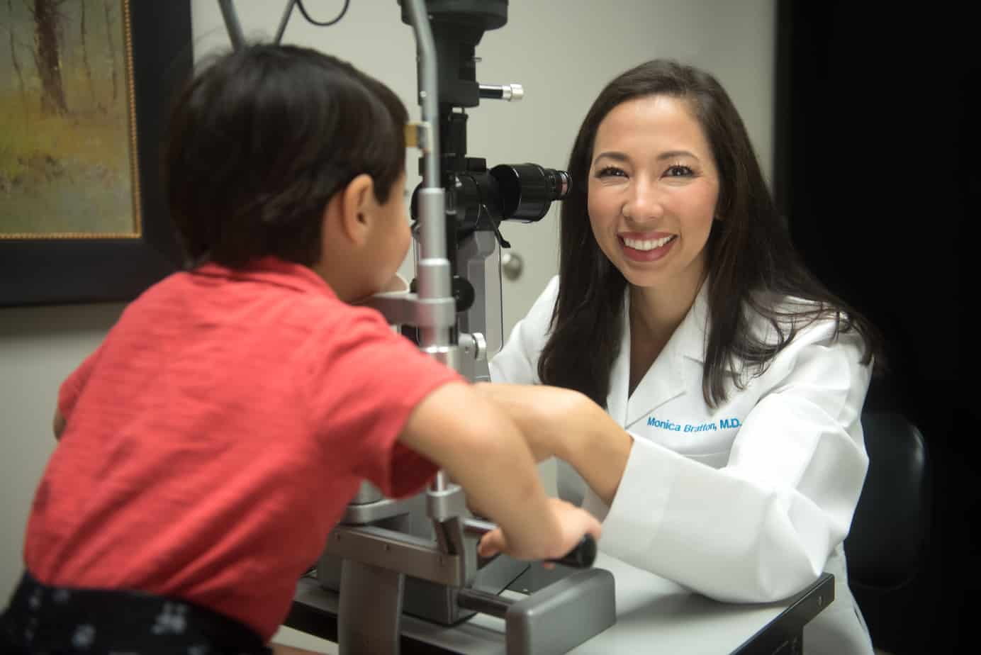 Monica Bratton, MD is a strabismus specialist at the Marietta Eye Clinic.