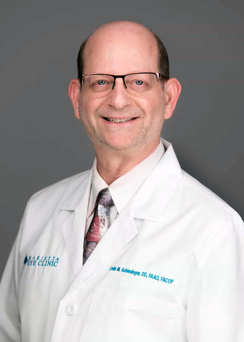 Louis Schlesinger, OD provides keratoconus treatment services at the Marietta Eye Clinic.