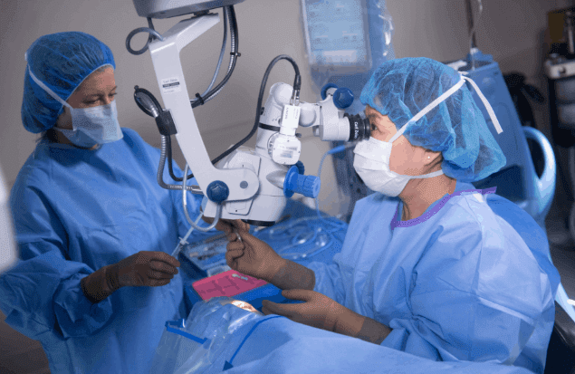 Shunai Jiang, M.D. is a glaucoma specialist at the Marietta Eye Clinic.