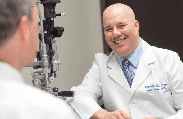 Andre Cohen is a cornea specialist and surgeon at the Marietta Eye Clinic.