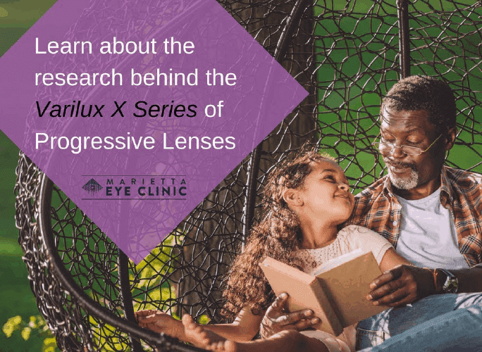 The doctors of the Marietta Eye Clinic highly recommend the Varilux X series of lenses.