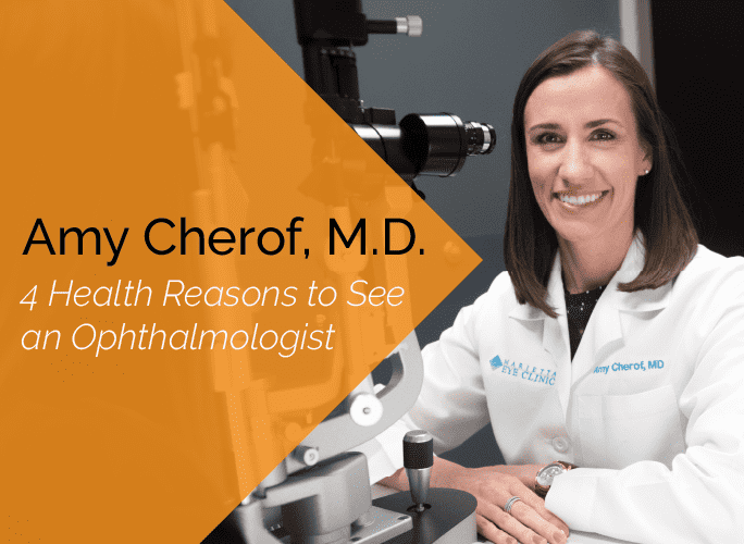 Dr. Amy Cherof is an ophthalmologist and cataract specialist at the Marietta Eye Clinic.