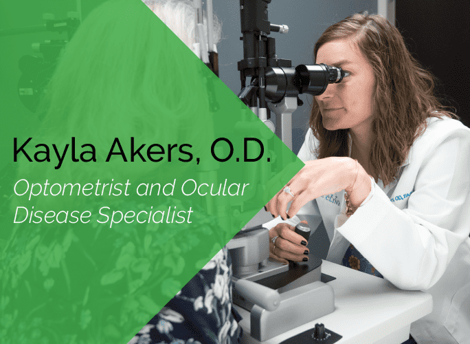 Dr. Akers is an optometrist and ocular disease specialist at the Marietta Eye Clinic.