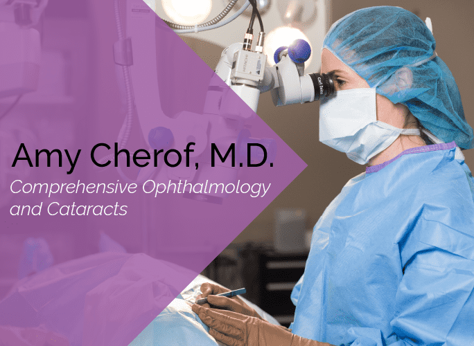 Dr. Cherof is a comprehensive ophthalmologist with the Marietta Eye Clinic as well as a cataract specialist.