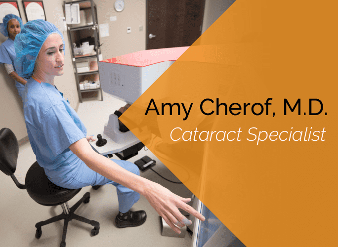 Dr. Cherof is an ophthalmologist and cataract surgeon at the Marietta Eye Clinic.
