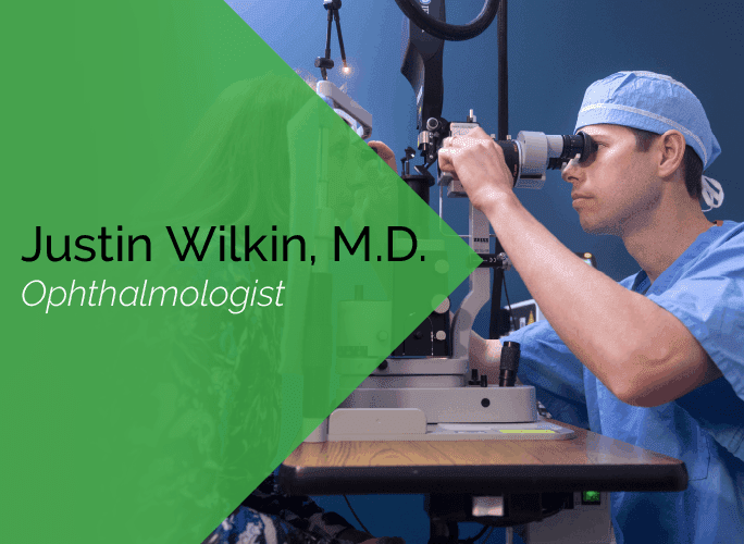 Dr. Wilkin is an ophthalmologist at the Marietta Eye Clinic who specializes in cataracts and dry eye.