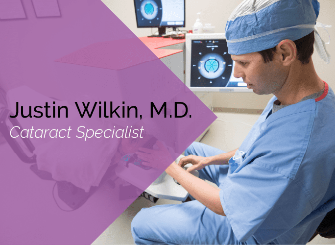 Dr. Wilkin is an ophthalmologist and cataract surgeon at the Marietta Eye Clinic.