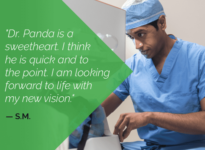 Dr. Panda is an ophthalmologist and LASIK surgeon at the Marietta Eye Clinic.