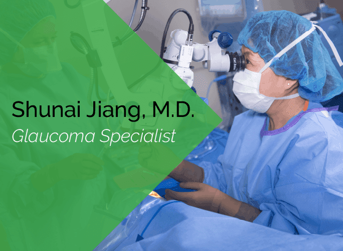 Dr. Jiang is an ophthalmologist, cataract surgeon, and glaucoma specialist at the Marietta Eye Clinic.