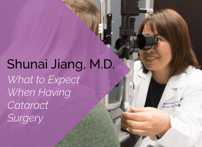 Dr. Jiang is an ophthalmologist, cataract surgeon, and glaucoma specialist at the Marietta Eye Clinic.