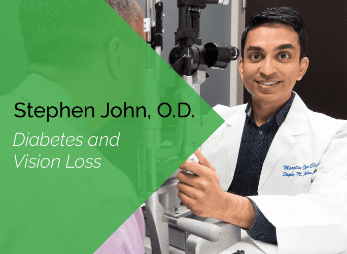 Dr. John is a primary care optometrist who specializes in ocular disease and provides ocular surgery co-management.