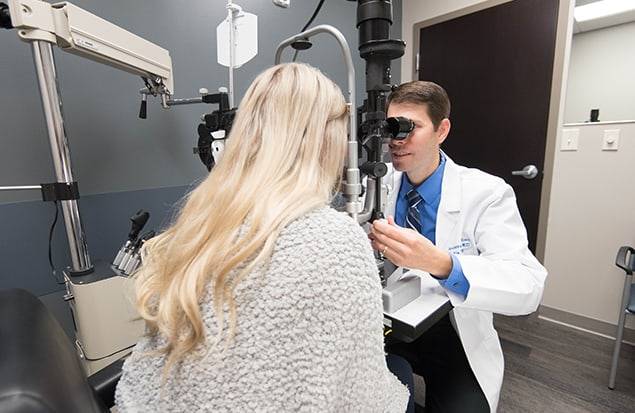 Dr. Justin Wilkin is a comprehensive ophthalmologist, cataract surgeon, and dry eye specialist at the Marietta Eye Clinic.