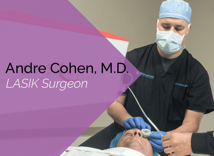 Dr. Andre Cohen is an ophthalmologist at the Marietta Eye Clinic who specializes in cataracts, cornea, and LASIK and refractive surgery.