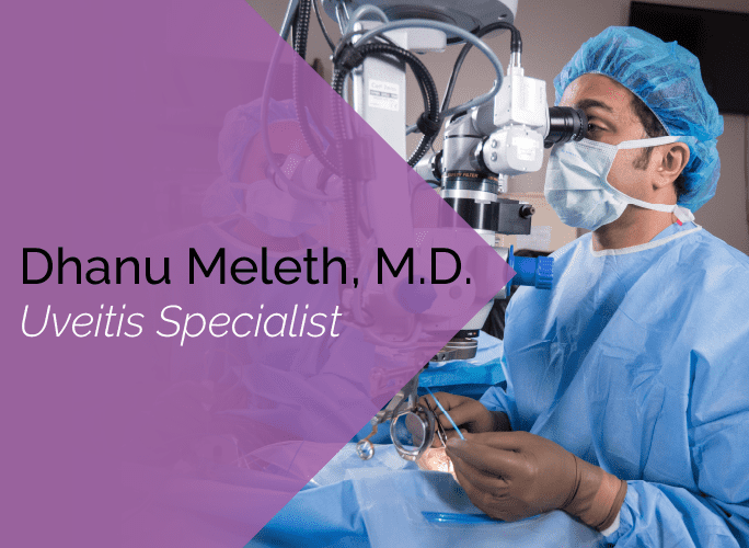 Dr. Dhanu Meleth is an ophthalmologist with the Marietta Eye Clinic who specializes in retina and uveitis.