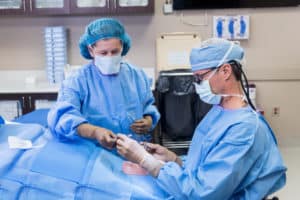 Byron Long, MD provides oculoplastic surgery services at the Marietta Eye Clinic.