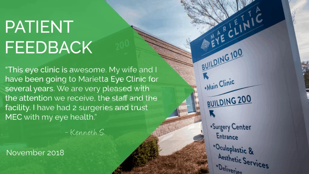 The Marietta Eye Clinic provides comprehensive eye care services.