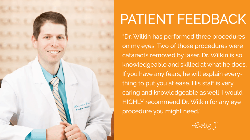 Dr. Wilkin provides comprehensive ophthalmology and cataract surgery services.